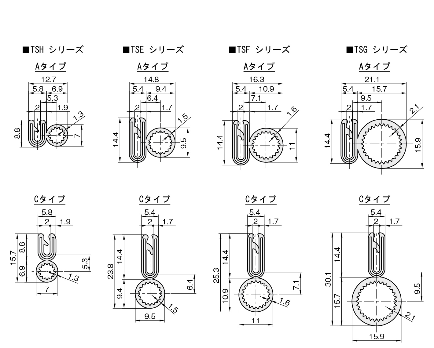 IWATA TSEB160A-L12 トリムシール (一体成型) 耐油TPE 12M｜その他DIY