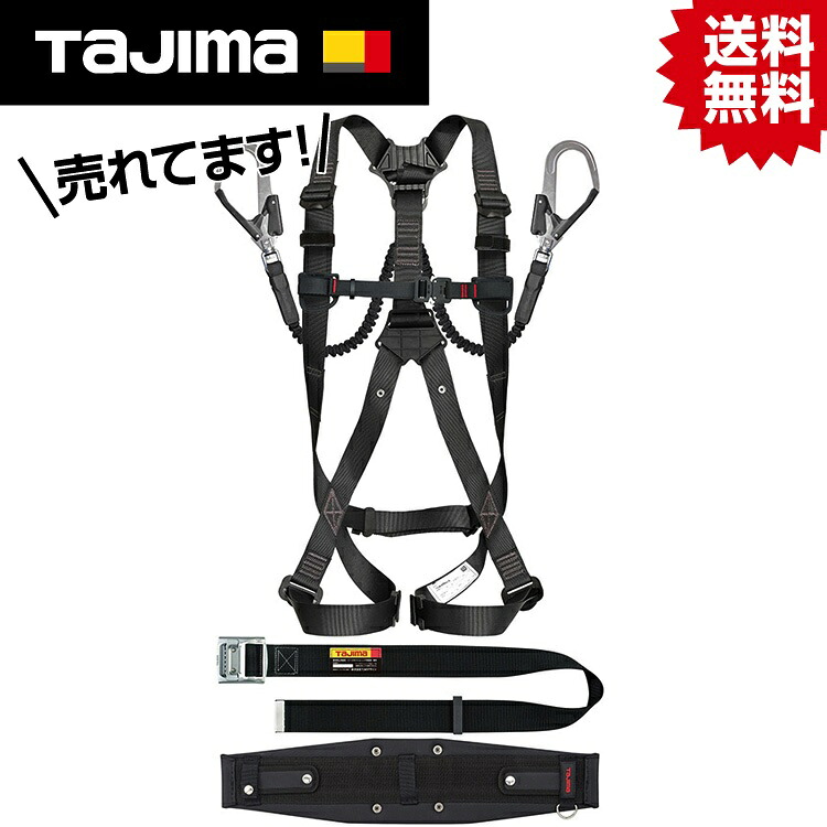 TK セグネス 501 S #タジマ Tajima TJM デザイン 安全帯 墜落制止用器具 新規格 適合品 落下防止 落下 防止 安全 SEG セグ フルハーネス ハーネス ZA GS 黒 S ランヤード ダブル ジャバラ 蛇腹 リール 巻キ取リ｜DIY＆リノベーションズ