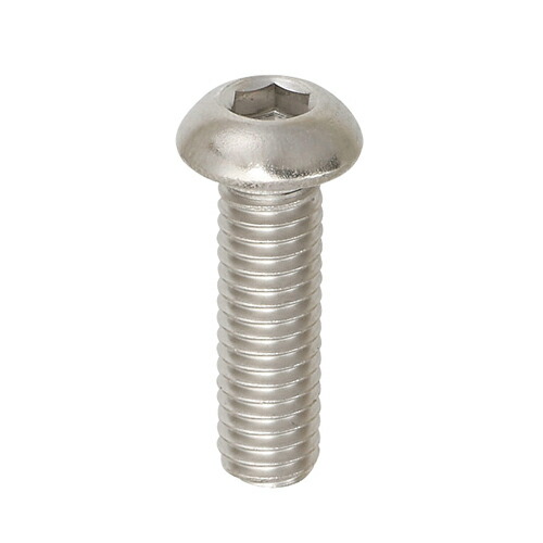 ステンレス六角穴付ボタンキャップ M5X12 【500本】CAP キャップボルト 6角 6カク bolt nut 八幡ねじ ネジ