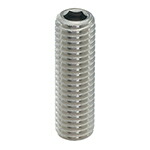ステン六角穴付止めねじ 平先 M4X15 【500本】 ホーロ いもねじ イモネジ 6角 6カク bolt nut 八幡ねじ ネジ