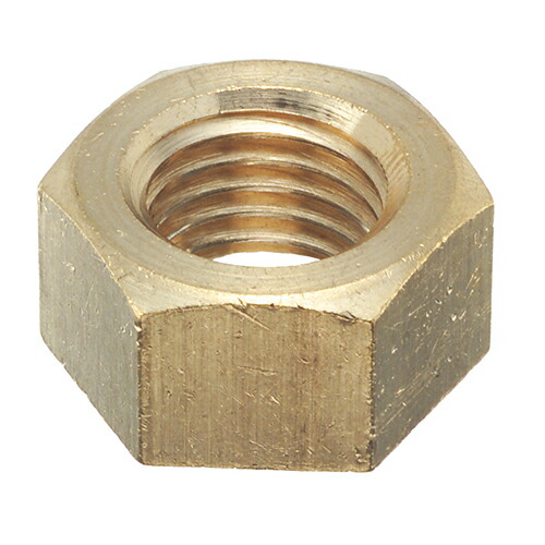 黄銅六角ナット 1種 M6 【500本】 6角 6カク bolt nut 八幡ねじ ネジ|DIY&リノベーションズ