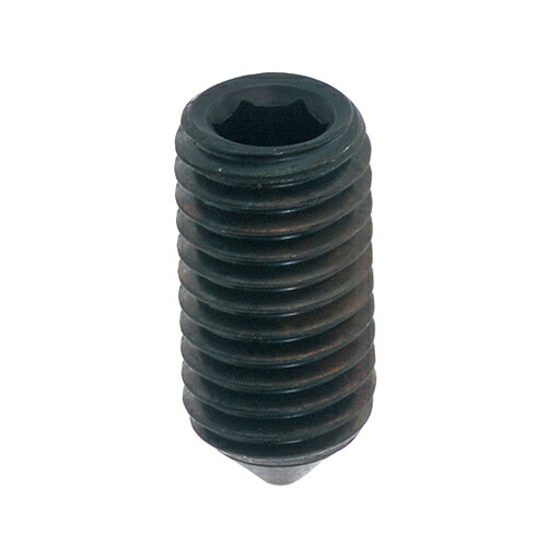 六角穴付止めねじ とがり先 M6X8 【500本】 ホーロ いもねじ イモネジ 6角 6カク bolt nut 八幡ねじ ネジ|DIY&リノベーションズ