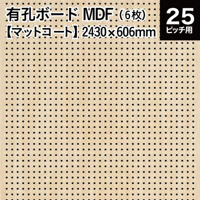 製造業者直送 有孔ゲーム盤 MDF つや消し厚地の外套 (KY)  4x8版  (縦半裁) 2430×606×5.5 【6枚x1仕掛ける】 代引っ張ること・同梱不可
