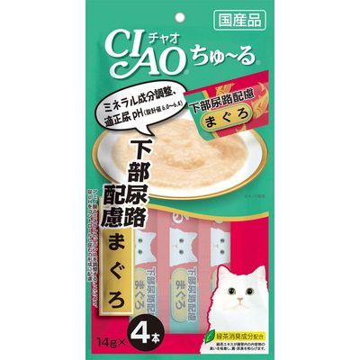 JL いなばペットフード チャオちゅーる下部尿路配慮まぐろ14g&times;4 【48袋】｜DIY＆リノベーションズ