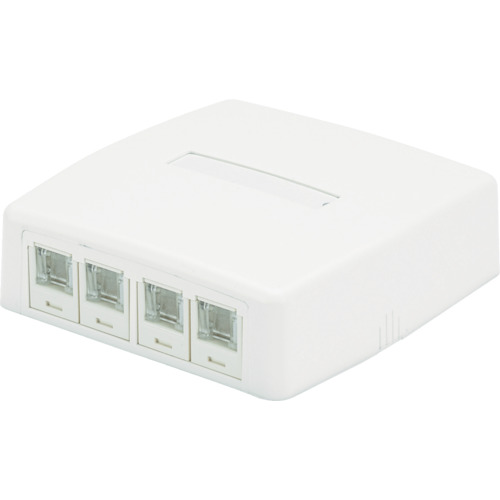 TR パンドウイット CAT5Eスプリングシャッター付きローゼットキット 4個口 白 JOQ4H500 7,255円