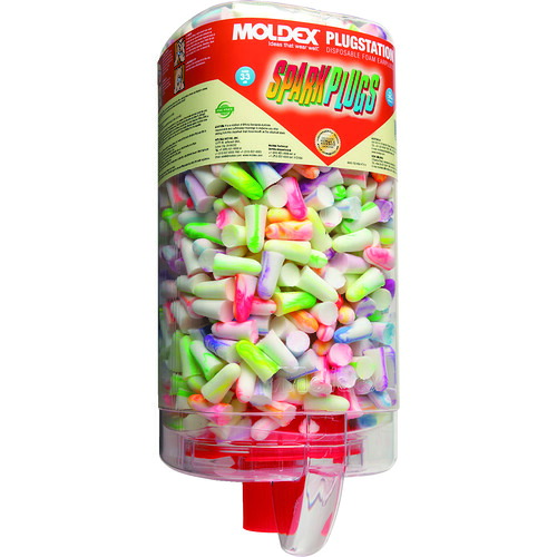 TR MOLDEX 耳栓 スパークプラグ プラグステーション 500組入 6645