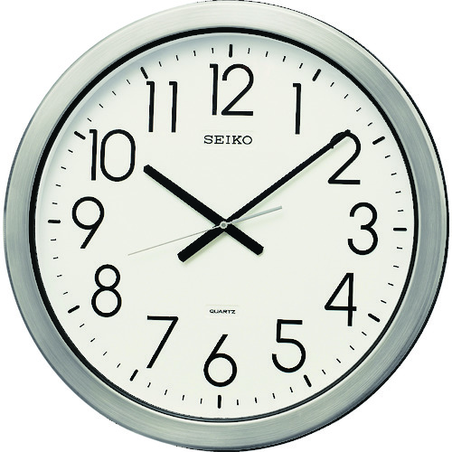 TR SEIKO 防湿・防塵型オフィスクロック 直径444×44 金属枠