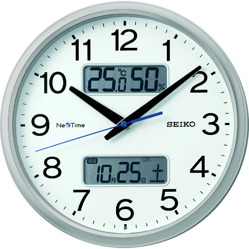 TR SEIKO 電波掛時計 ”セイコーネクスタイム ZS251S” (ハイブリッド電波時計)