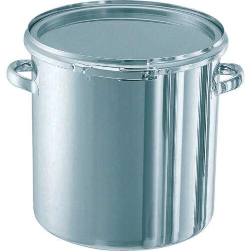 TR 日東 ステンレスタンク ストレートレバーバンド式密閉タンク (フタ付) 10L
