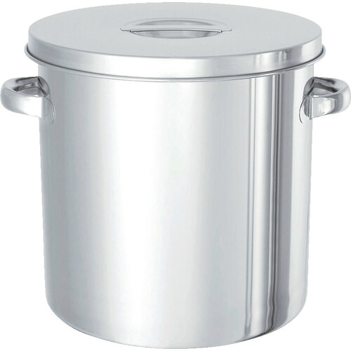 TR 日東 ステンレスタンク テーパー付貯蔵用タンク (フタ付) 20L