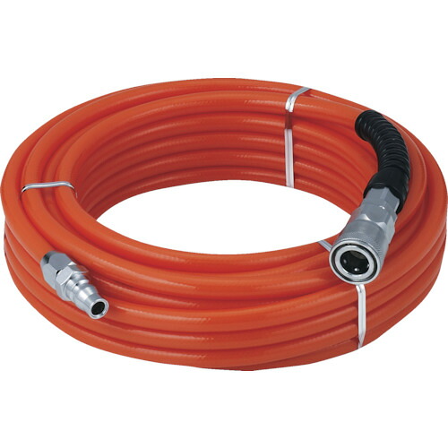 TR TRUSCO αウレタンブレードホース 7X10mm 30m カップリング付 注文単位 : 1巻