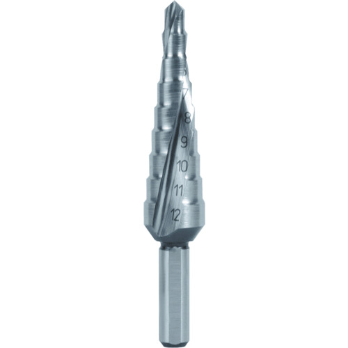 TR RUKO スパイラルステップドリル 12mm コバルトハイス