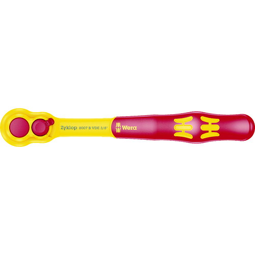 TR Wera 8007B VDF 絶縁ラチェットハンドル 差込角9.5mm004966