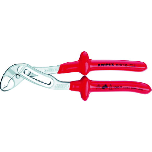 TR KNIPEX 1000V絶縁ウォーターポンププライヤー アリゲーター 250mm8807-250｜DIY＆リノベーションズ 8,091円