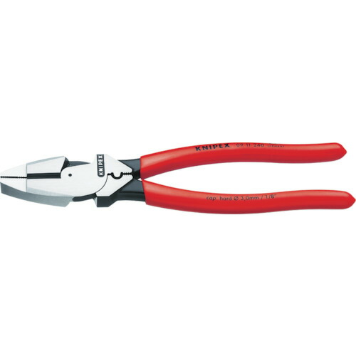 TR KNIPEX 0911-240 架線工事用強力ペンチ0911-240|DIY&リノベーションズ