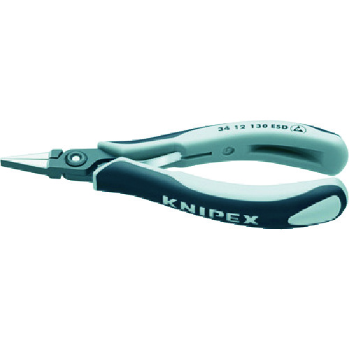 TR KNIPEX ESD精密用プライヤー 半丸 135mm3422-130ESD