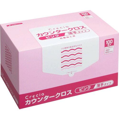 TR クレシア カウンタ差し交わす 薄っぺら手合い サクラ色［600枚入X1入れもの］
