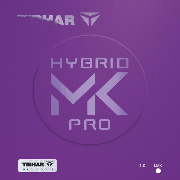【ネコポス送料無料】 ティバー(TIBHAR) ハイブリッド MK PRO 裏ソフトラバー 卓球ラケット用 レッド/ブラック [M便 1/4]
