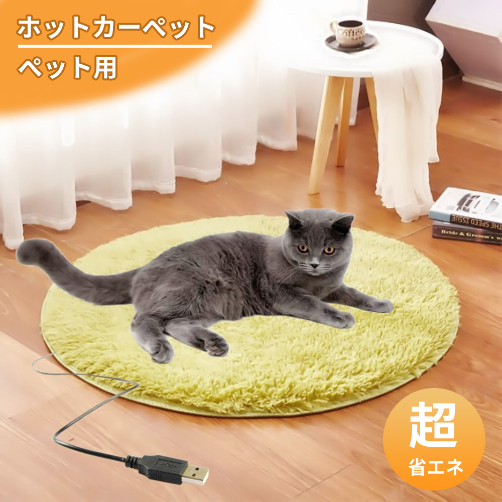 ホットカーペット ペット用 ペット ペット用ホットカーペット カバー付き 寒さ対策 犬 猫 ペット用品 あったか 犬用品 猫用品 ペットヒーター 座布団 ウインター用品 用保温パッド ペットベッド 省エネ Usb 完璧