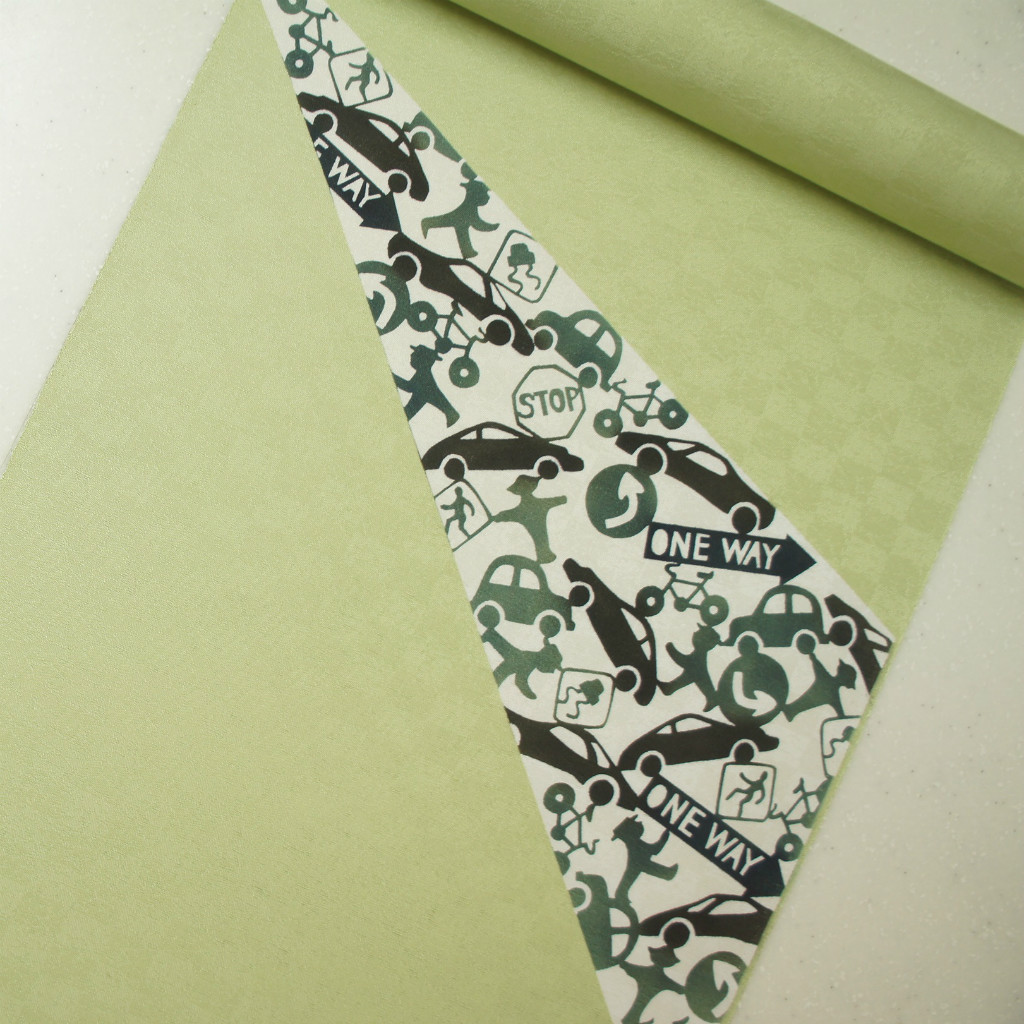 小紋 金彩 紋意匠 吹き寄せ柄 正絹 反物 小紋 金彩 紋意匠 飛び柄 オーキッドミスト色 正絹 反物