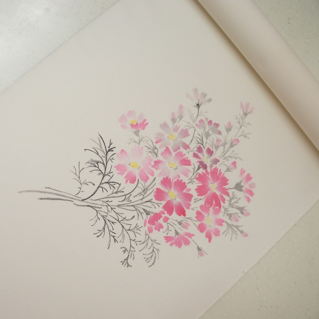 正絹布切れ手書き染帯 お仕立てもの付き添い人 極薄べったい皮膚軟化剤地 全ての存在 お買い得品 染帯 レディースファッション-和服-帯