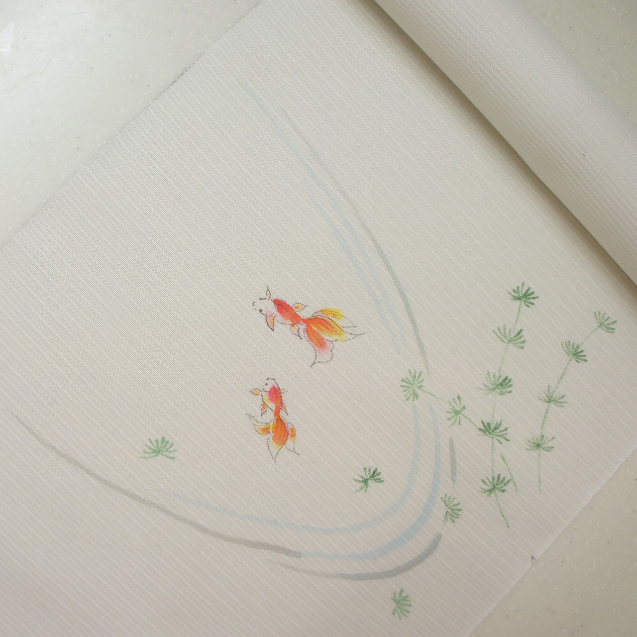 正絹紗絽　染帯　白地　花火　夏帯　単衣の時期と盛夏 正絹紗絽 染帯 白地 花火 夏帯 単衣の時期と盛夏 着物・浴衣