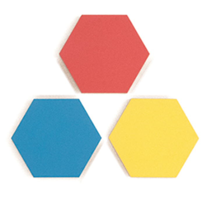 童具館　ケルンモザイク45&パターンボード　セット 楽天市場】ケルンモザイク45六角mixセット(パターンボード45六角1枚付