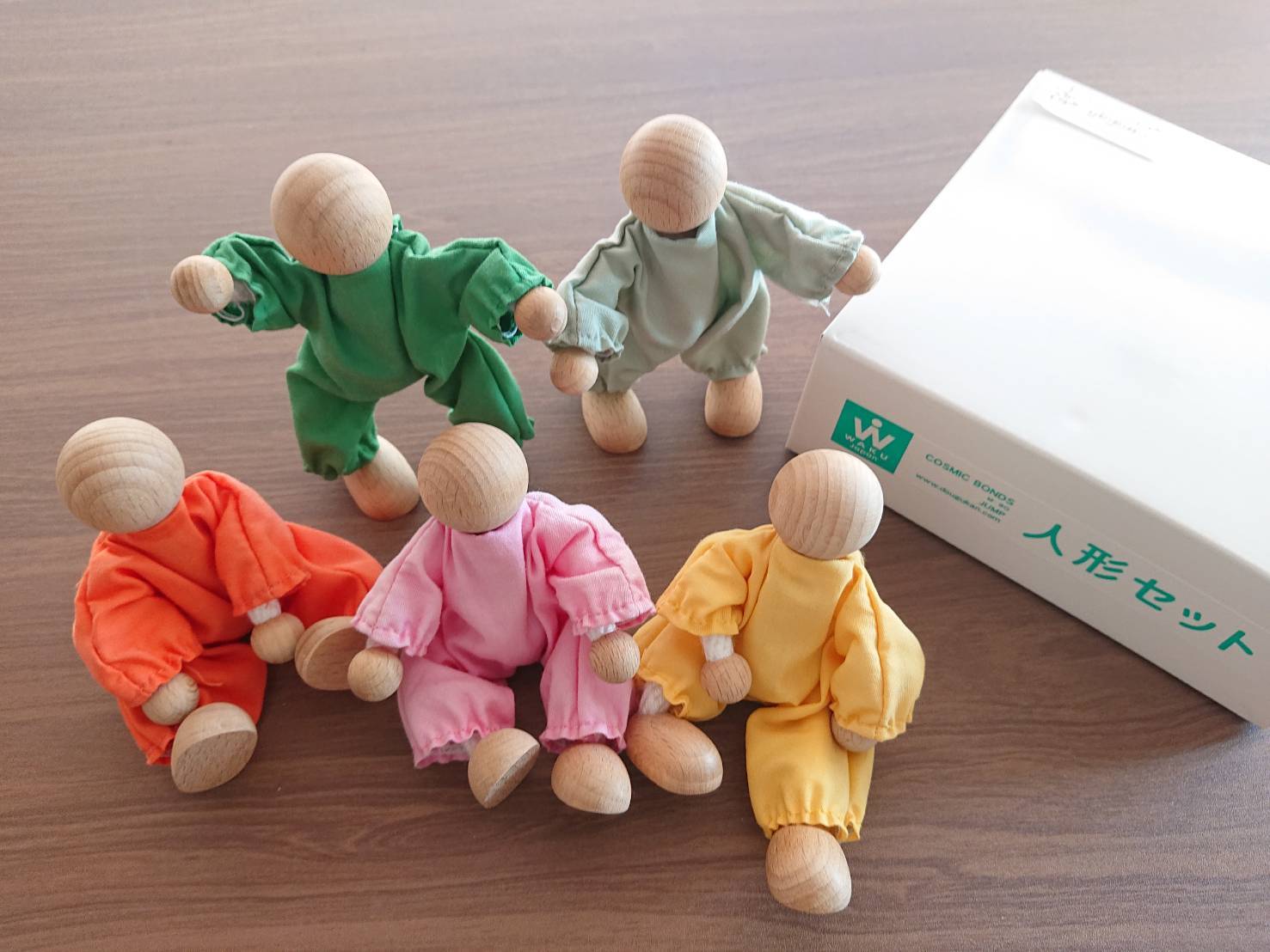人形セット 童具館 積木 積み木 木のおもちゃ 知育玩具 wakubulock