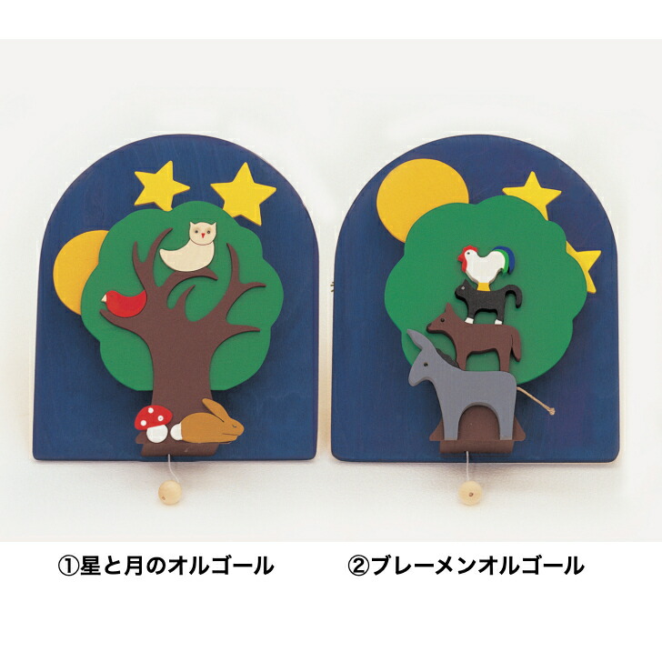 星と月のオルゴール／ブレーメンオルゴール  キーナー社（スイス連邦） 差し上げ物 差し上げ物