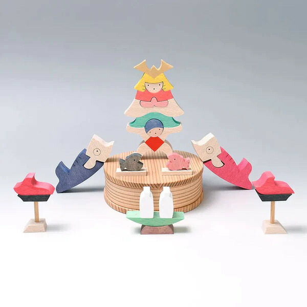 楽天市場】楕円鯉武者 漆塗容器付 ◇KK223 小黒三郎節句人形 五月人形