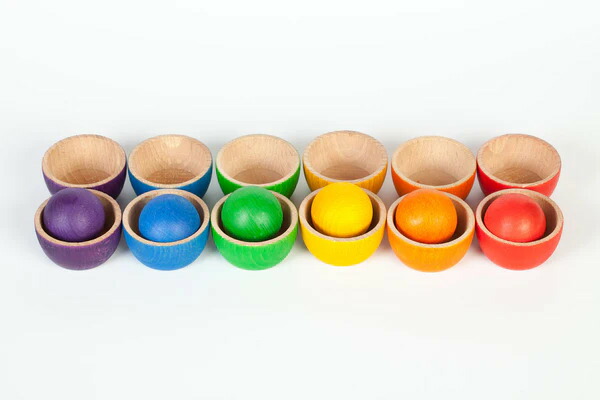 グラパット ボウル＆ボール（Bowls ＆ balls）GRAPAT　国内正規品　正規輸入品　スペイン 木のおもちゃ