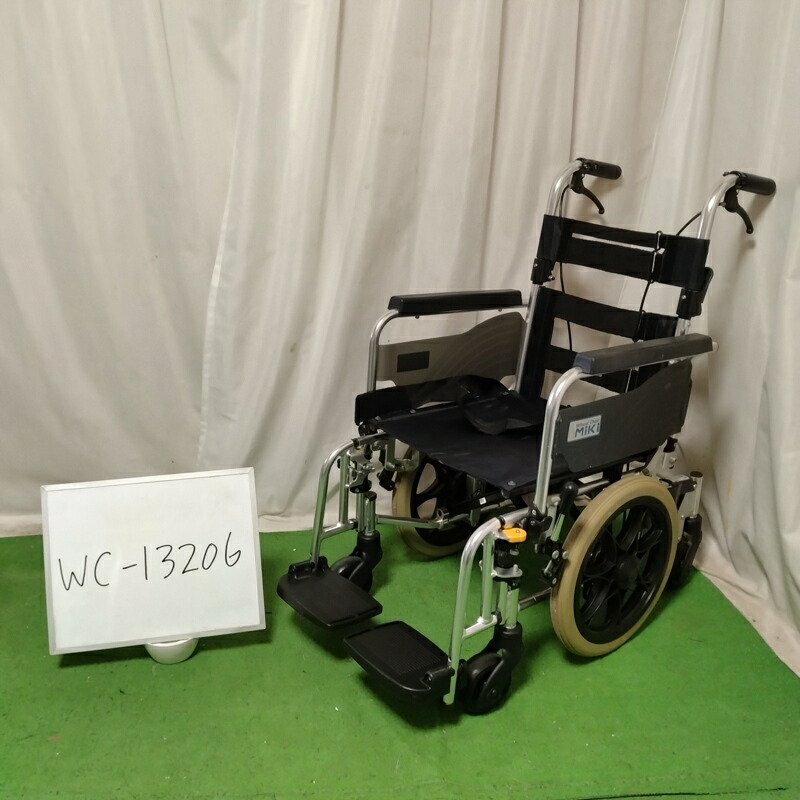 【Bランク 中古 車椅子】 ミキ　介助式 車椅子　SKT-6　(WC-13206)