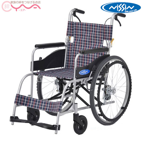 車いす【日進医療器】NEOつづき物 自走御手伝い兼用車いす NEO-1[自走式車いす]