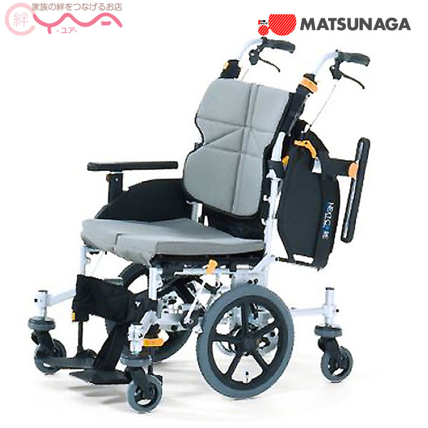 車いす 低床 小回り【松永製造所】ネクストコア-くるり NEXT-80B [６輪] [しり押し式車いす] [背折れ] [背腰掛け合わせる]
