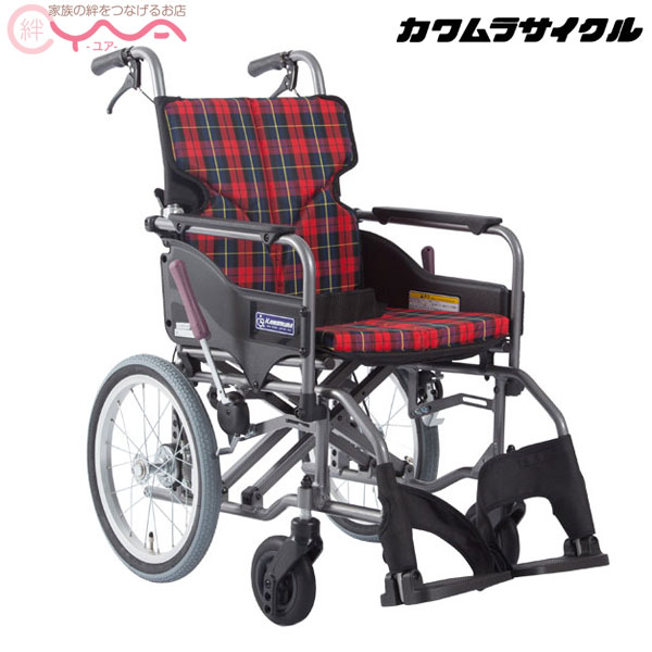 車椅子 折り畳み 【カワムラサイクル】KMD-A16-40(42・45)-M(H/SH) [Modern-Astyle] [介助式車椅子] [介助ブレーキ付]｜シルバーカーと車椅子の店ＹＵＡ