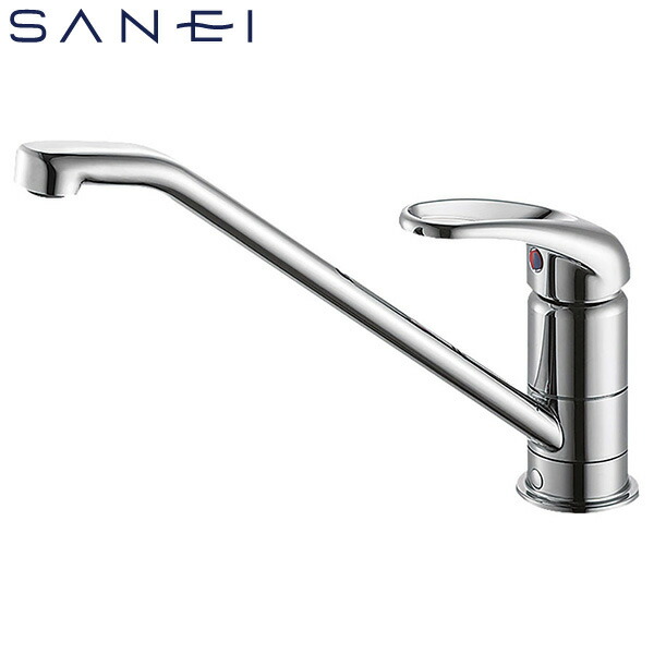 SANEI ワンホールシングルレバール雑ぜ合わせる栓 冷ややかさ地用 K87110TJK-13 水栓金具 勝手もと用 勝手もと水栓 三栄水栓