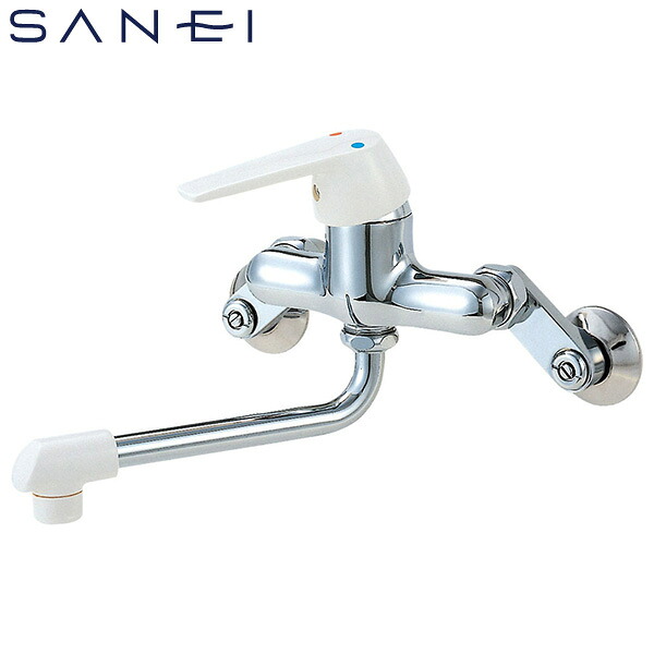SANEI 壁付シングル生き肝雑ぜ合わせる栓 冷ややかさ地用 CK1700DK-13 水栓金具 勝手もと用 勝手もと水栓 三栄水栓