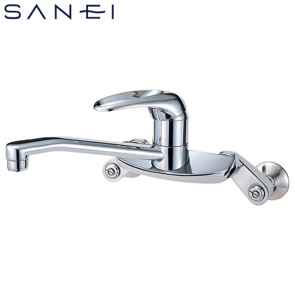 SANEI 壁付シングルレバー混合栓 寒冷地用 CK2710K-3U-13 水栓金具 キッチン用 キッチン水栓 三栄水栓｜Livtecリブテック 11,692円