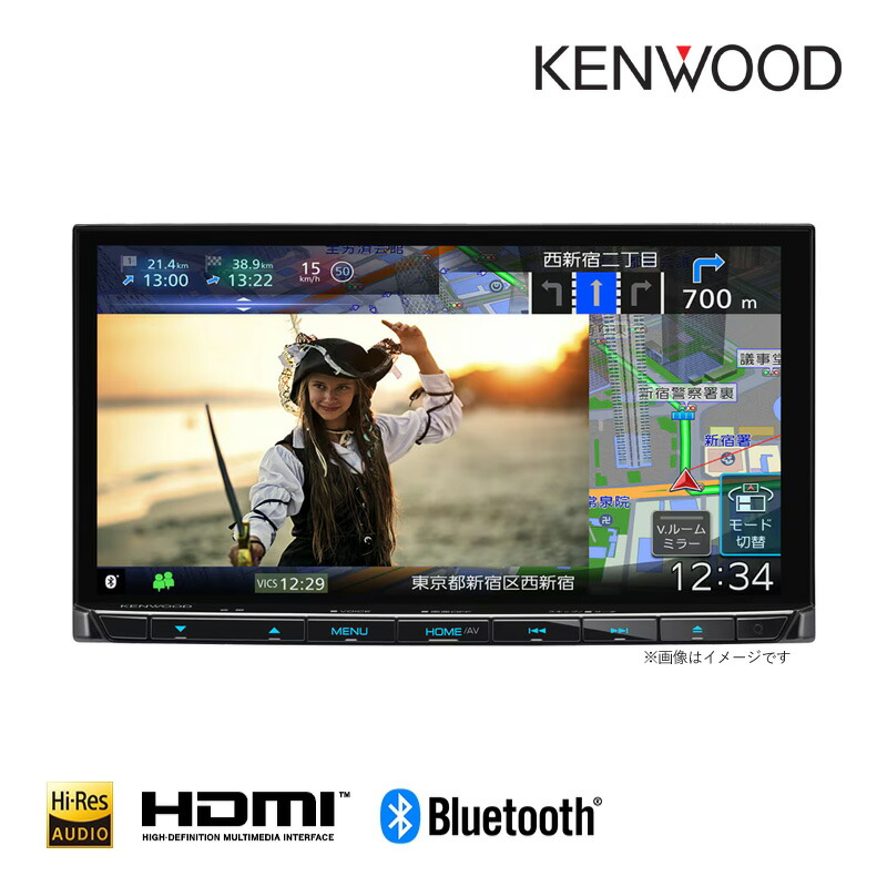 楽天市場】ケンウッド MDV-D710 カーナビ 彩速ナビ 7V型 180mmモデル