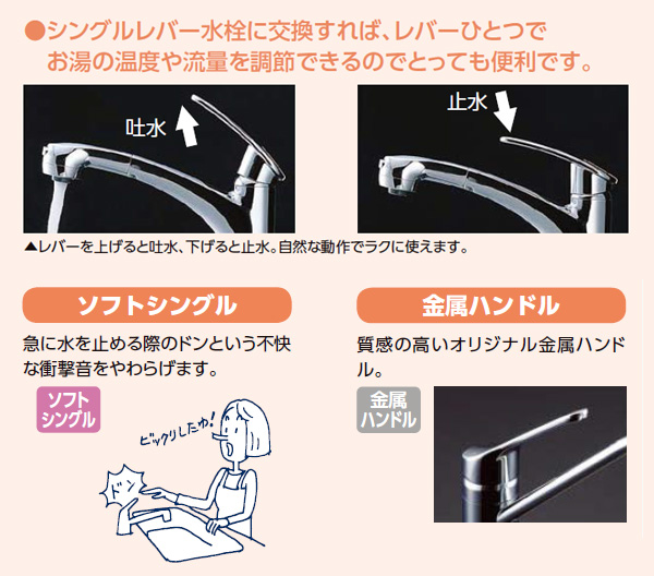 LIXIL リクシル RSF-863YN エコハンドル シングルレバー混合水栓 壁付タイプ 寒冷地用 最高の品質の RSF-863YN