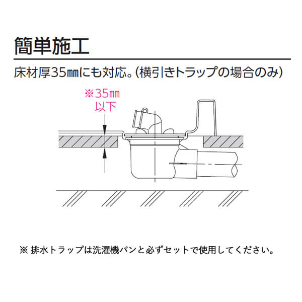 楽天市場 Toto 横引き排水トラップ Pj2008nw ユアサeネットショップ