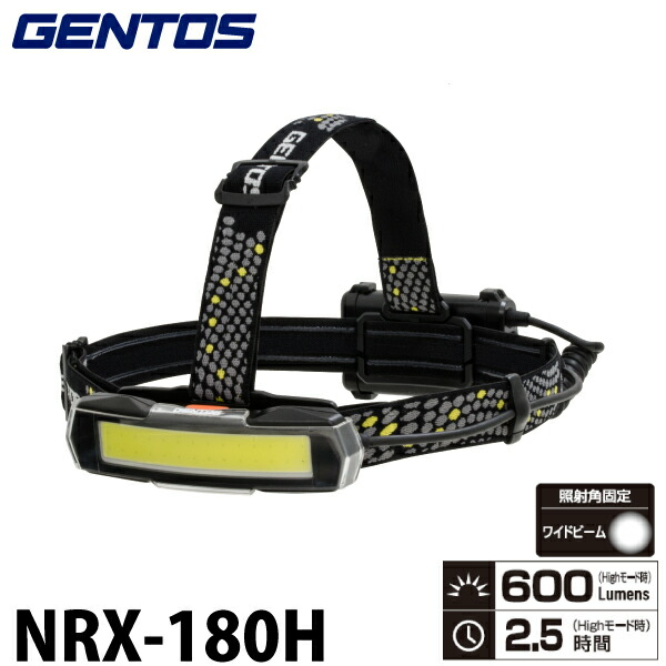 【未開封】GENTOS(ジェントス) LED ヘッドライト　 NRX-180H 4950654042597.jpg