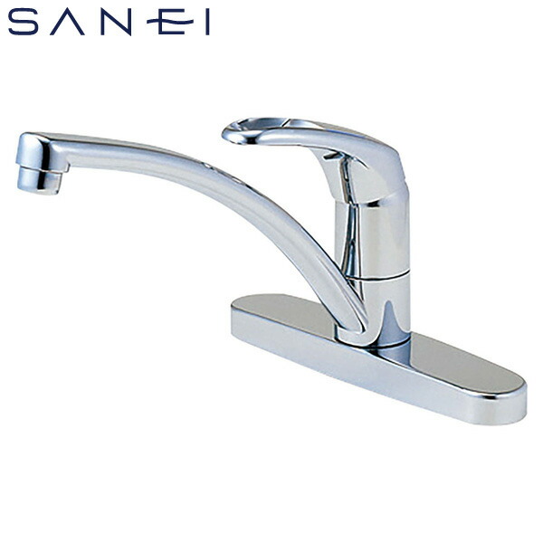 楽天市場】SANEI ツーホールシングルレバー台付混合栓 寒冷地用 K676K