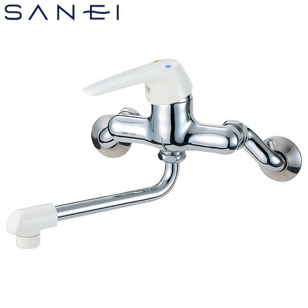 【欠品20260306】SANEI 壁付シングルレバー混合栓 寒冷地用 CK1700DK-4U-13 水栓金具 キッチン用 キッチン水栓 三栄水栓