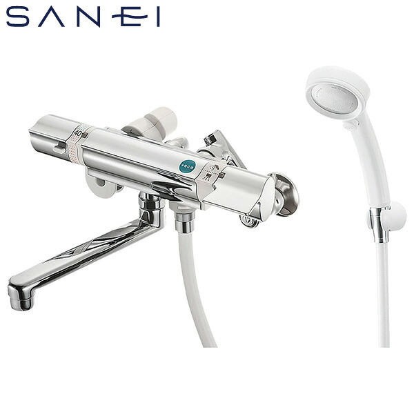 SANEI 壁付サーモスタットシャワー練り合わせる栓 冷ややかさ地用 SK18121CT3UK-13 水栓金具 風呂場用 二階建てバス水栓 三栄水栓