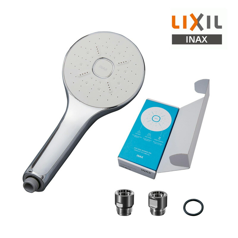 LIXIL エコアクアシャワーSPA PK-BF-SM6 リクシル INAX イナックス 多役立つこと シャワー尖端 ウルトラファインバブル 節水 取り替え 取り替えっこ 風呂場部分品