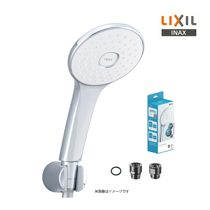 LIXIL シャワーヘッド エコアクアPlus PK-BF-SQ1 リクシル INAX イナックス 取替用 大判シャワーヘッド ウルトラファインバブル 節水 省エネ 浴室用 取り換え 交換 バス用水栓部品|ユアサeネットショップ