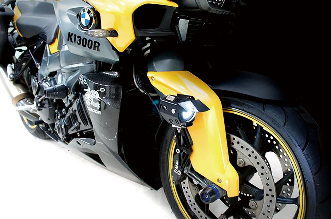 楽天市場 K1300r専用品 Bmw Dzell ディーゼル バイク用 Ledフォグライト フォグランプ フォグユニット ベースキット 専用ブラケットあり 優部品