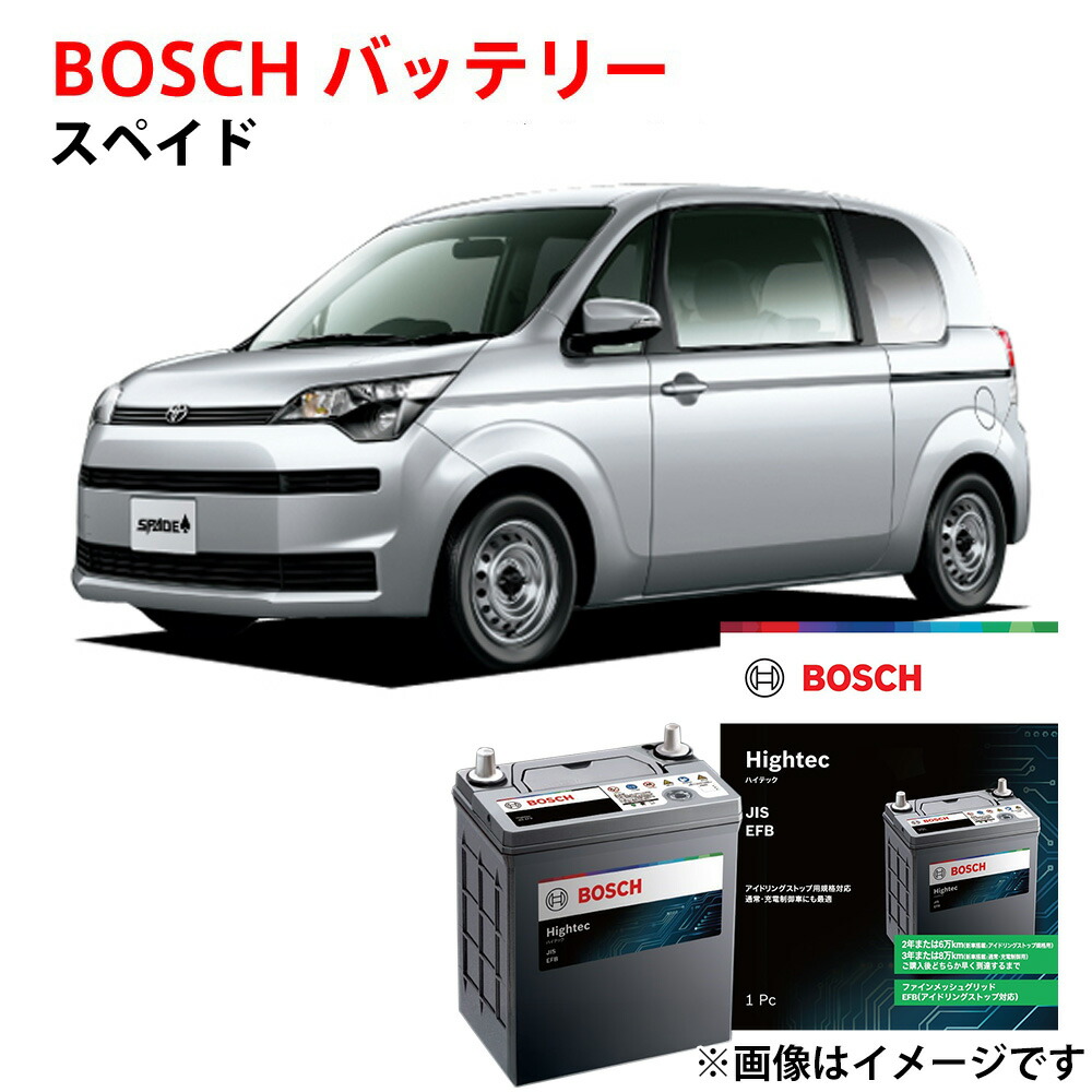 スペイド バッテリー N-75 HT-N-75 / 75B24L NSP140 NCP145 対応 カーバッテリー 自動車バッテリー アイドリングストップ車 安心保証付き 自動車用バッテリー n55 n75 BOSCH ボッシュ 【新品】