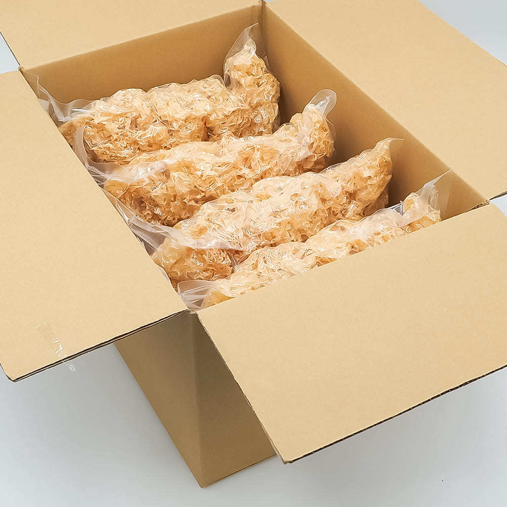 [送料無料] お買得大容量 白きくらげ 1KG (250g×4袋) 海外オーガニック認定 AAランク 白木耳 カット 根っこまで美味しい♪ 白キクラゲ 薬膳食材 薬膳料理 サラダに最適